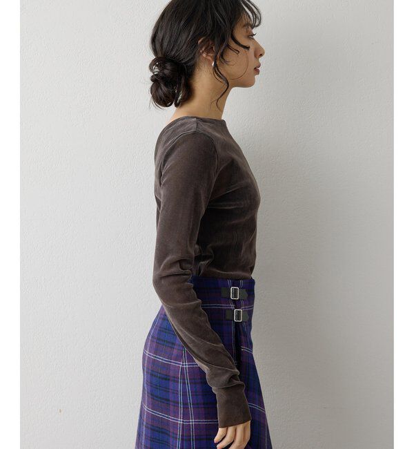  「フロッキーバックシャンカットソー」|Tシャツ・カットソー|