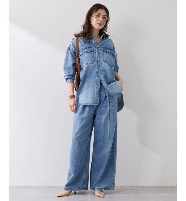  「デニムタックパンツ」|デニム|