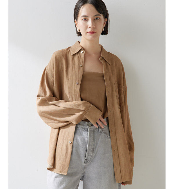  「ツイル顔料染めオーバーシャツ」|シャツ・ブラウス|