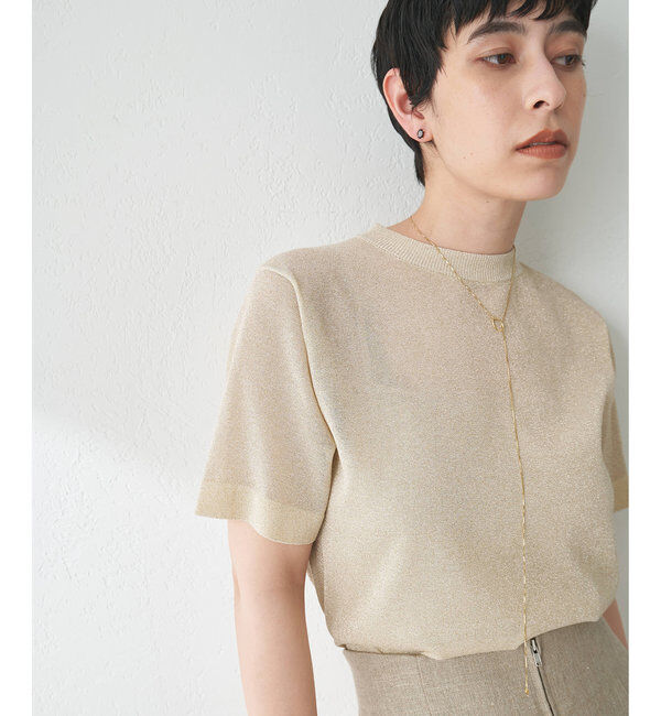  「ラメプルオーバー」|ニット・セーター|