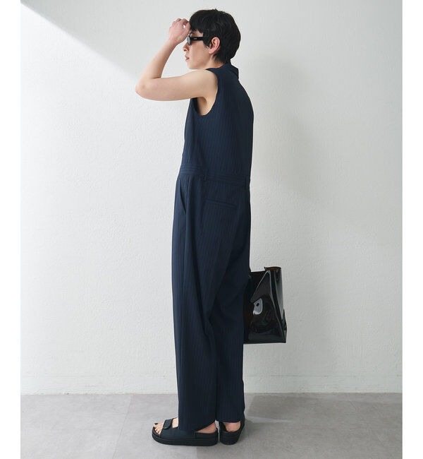  「【THE PAUSE】テーラーカラーノースリーブジャンプスーツ」|ワンピース|