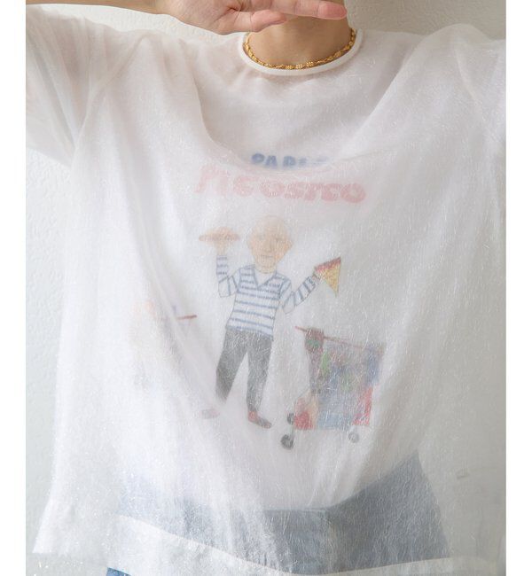  「シアーフェザーTEE」|シャツ・ブラウス|