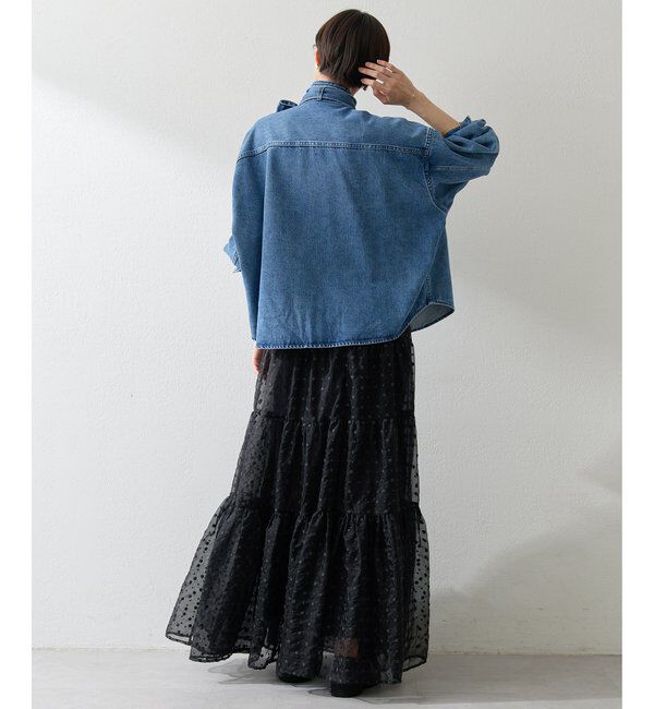  「デニムボウタイシャツ」|シャツ・ブラウス|