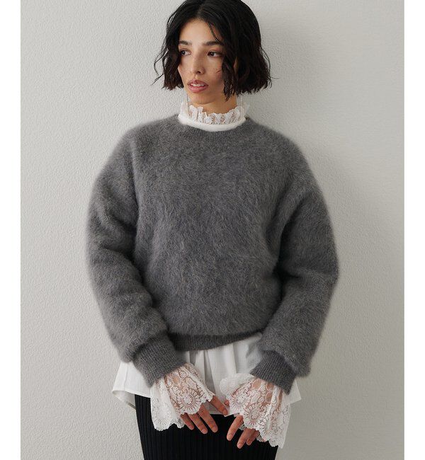  「ファークルーネックプルオーバー」|ニット・セーター|