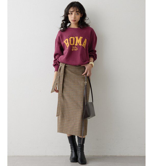  「ウールベルト付スカート」|スカート|