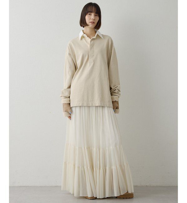  「刺繍ラガーシャツ」|Tシャツ・カットソー|