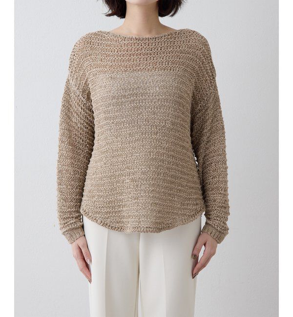  「スエードライクローゲージニット」|ニット・セーター|