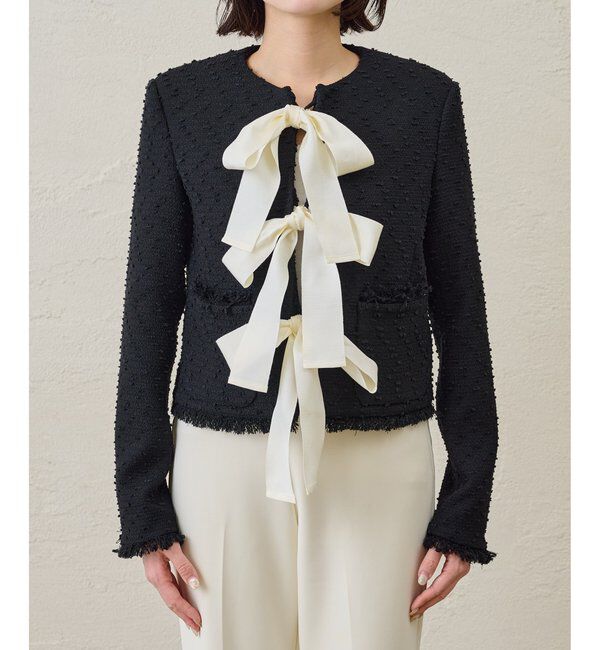  「ネップツイードリボンジャケット」|その他|