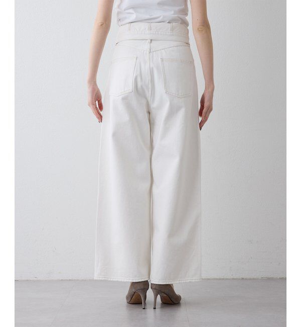  「ハイウエストデニムパンツ」|デニム|