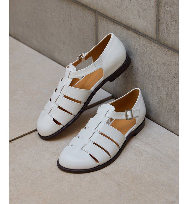 Hoaw.「【Hoaw.】グルカサンダル」|ロングブーツ|ホワイト