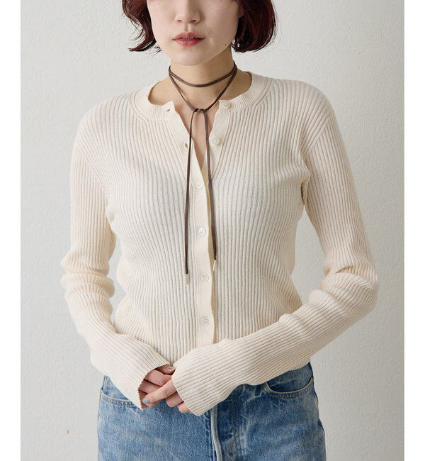  「ホールガーメントRIBカーディガン」|ニット・セーター|