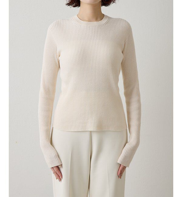  「ホールガーメントRIBプルオーバー」|ニット・セーター|