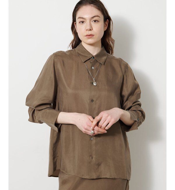  「キュプラフィブリルシャツ」|シャツ・ブラウス|