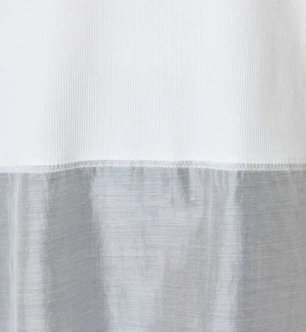  「 裾シアーロンT」|Tシャツ・カットソー|