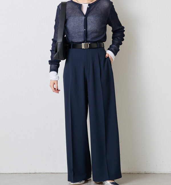  「ジャージワイドパンツ」|チノ|