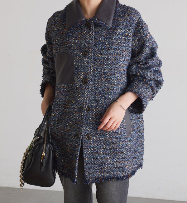  「ツイードカバーオールジャケット」|ベスト・ジレ|