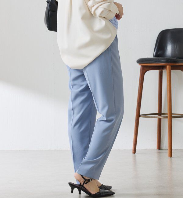  「ジャージスリムテーパードパンツ/セレモニー」|チノ|