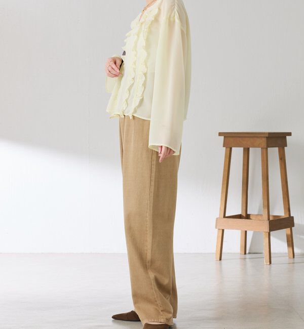  「ラッフルシアーブラウス」|シャツ・ブラウス|