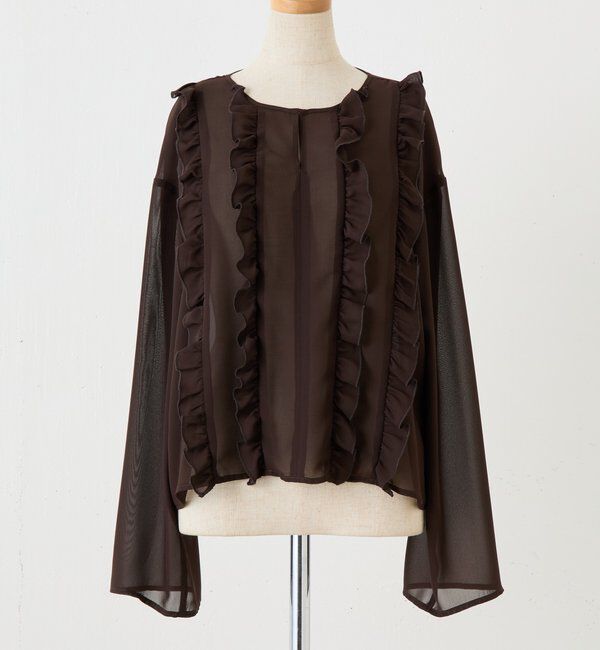  「ラッフルシアーブラウス」|シャツ・ブラウス|