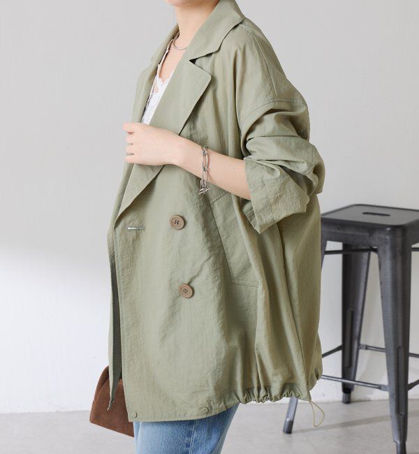  「エアーナイロンミドルトレンチコート」|その他|