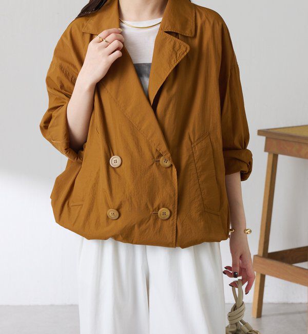  「エアーナイロンミドルトレンチコート」|その他|