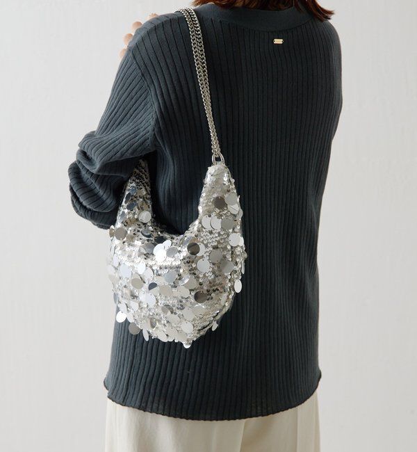  「【PAPILLONNER/パピヨネ】ドットスパンコールバッグ」|トートバッグ|