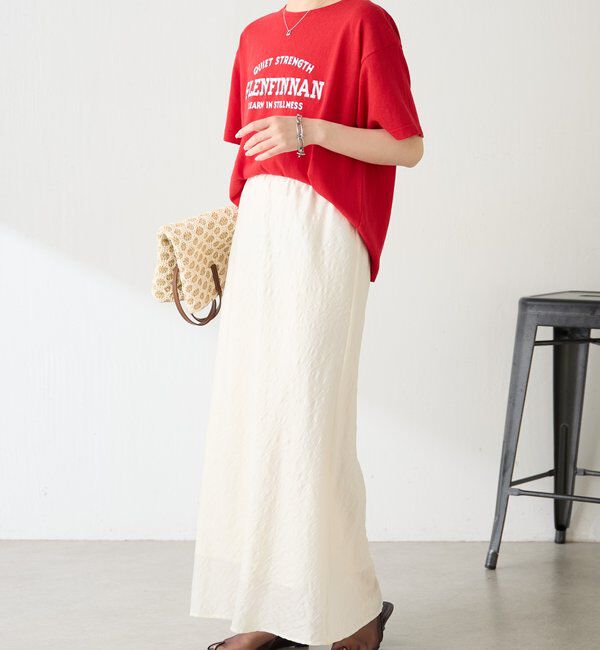  「カレッジ風ロゴTシャツ」|Tシャツ・カットソー|