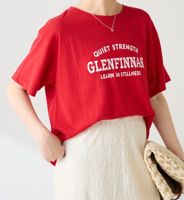  「カレッジ風ロゴTシャツ」|Tシャツ・カットソー|