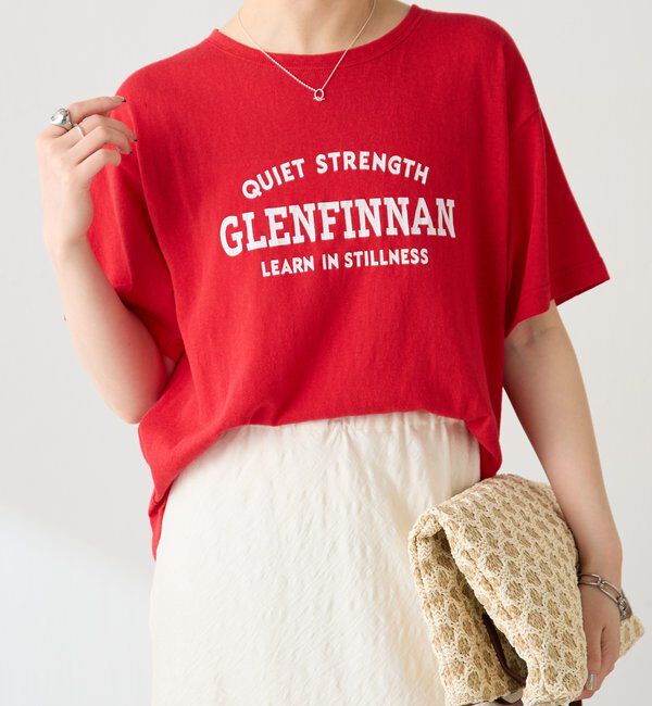  「カレッジ風ロゴTシャツ」|Tシャツ・カットソー|