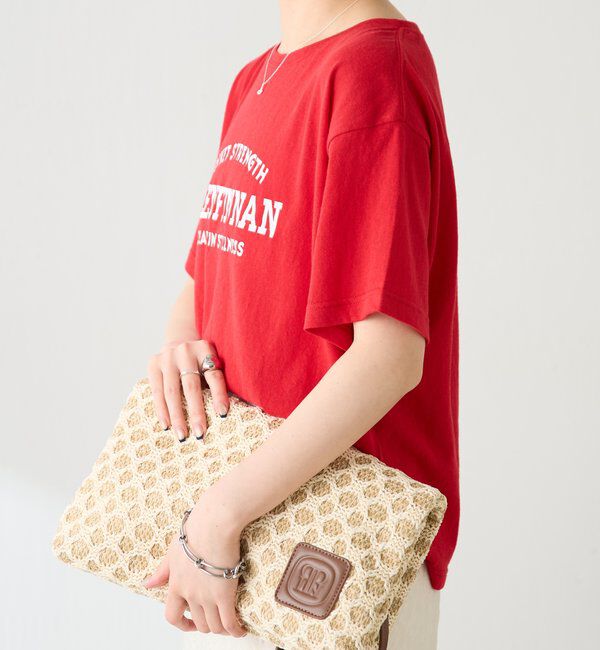  「カレッジ風ロゴTシャツ」|Tシャツ・カットソー|