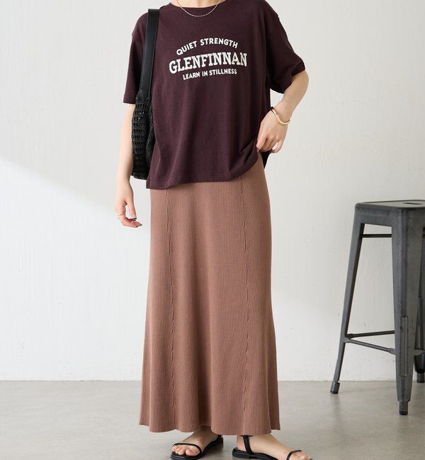  「カレッジ風ロゴTシャツ」|Tシャツ・カットソー|