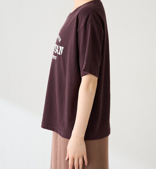  「カレッジ風ロゴTシャツ」|Tシャツ・カットソー|