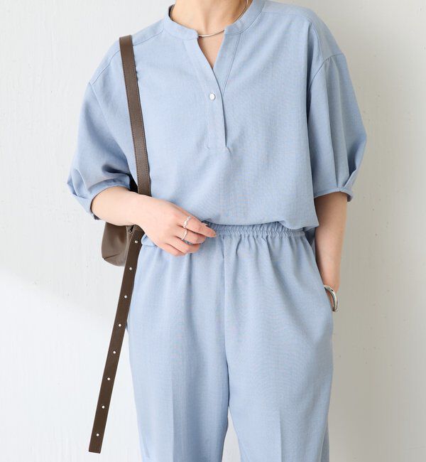  「【コーデが決まる】 スキッパーシャツセットアップ」|ワンピース|