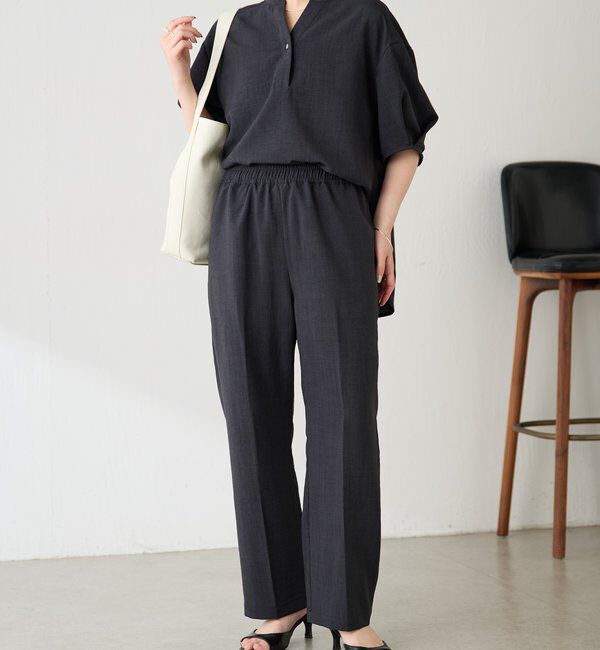  「【コーデが決まる】 スキッパーシャツセットアップ」|ワンピース|