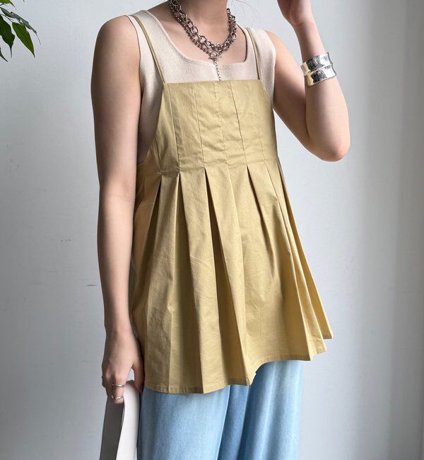  「スクエアニットタンク」|ニット・セーター|