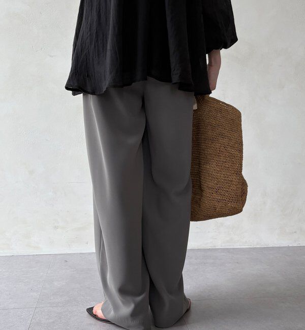  「【累計販売数3万枚突破/21色4サイズ展開！】タックワイドパンツ」|チノ|