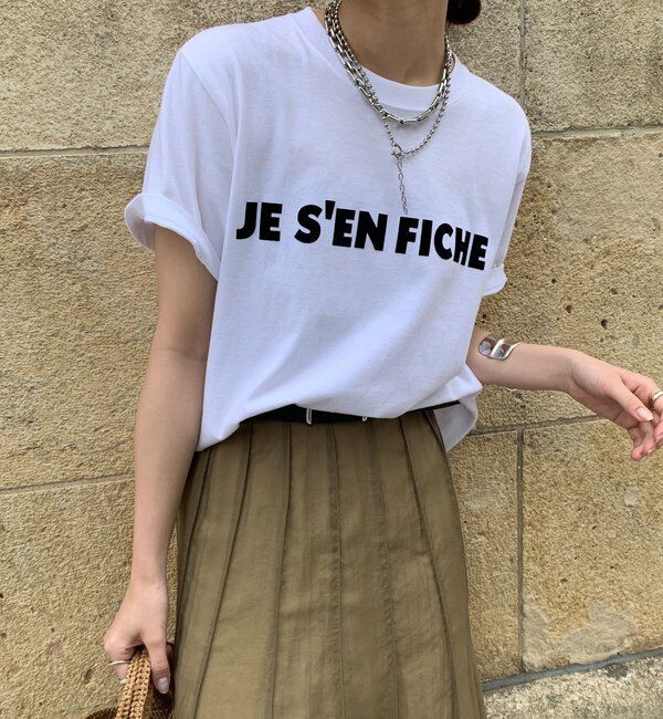  「【新色追加】JES'EN FICHEフロッキーロゴTEE」|Tシャツ・カットソー|