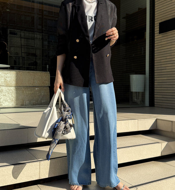  「リヨセルドロストワイドデニム」|デニム|