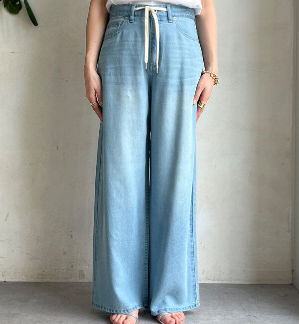  「リヨセルドロストワイドデニム」|デニム|