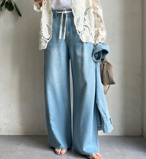  「リヨセルドロストワイドデニム」|デニム|