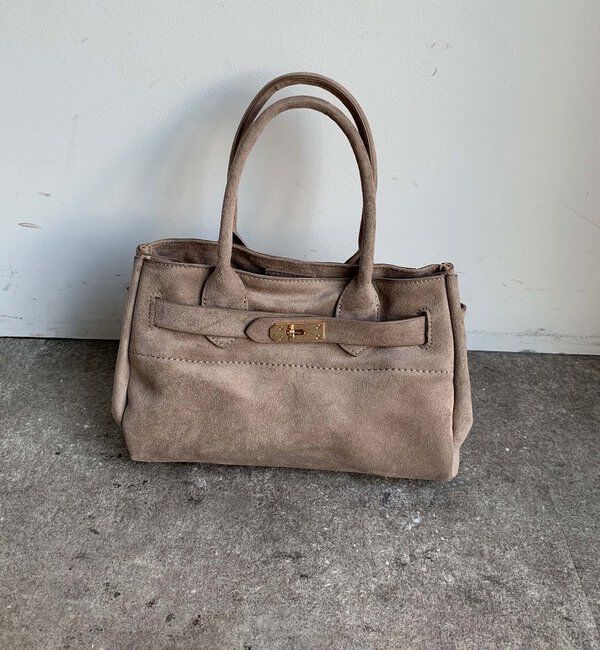  「フェイクスエードスクエアバッグ」|トートバッグ|