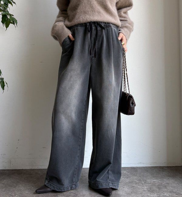  「【デニムなのにスウェット!?】デニムスウェットパンツ」|チノ|