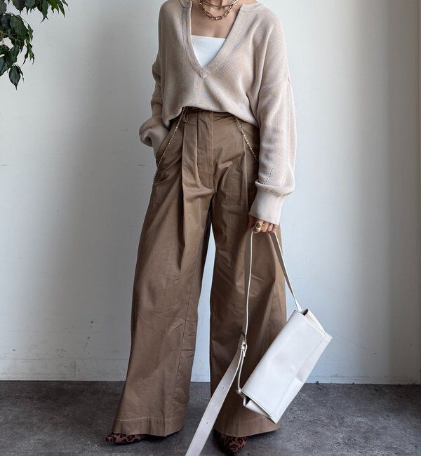  「スキッパープルオーバー」|ニット・セーター|