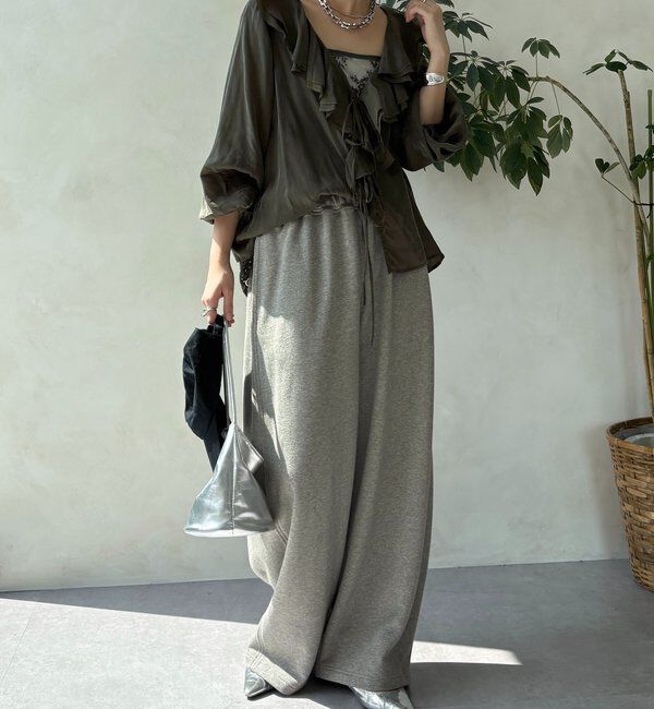  「キュプラフリルブラウス」|シャツ・ブラウス|