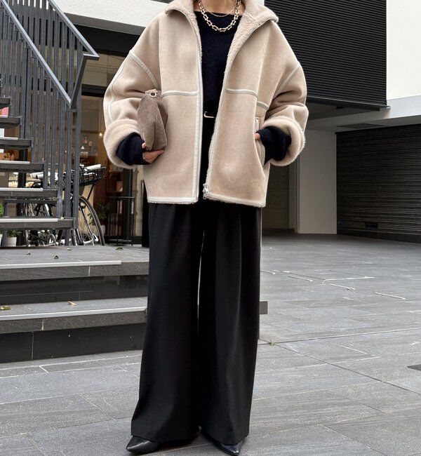  「フェイクムートンショートコート」|その他|