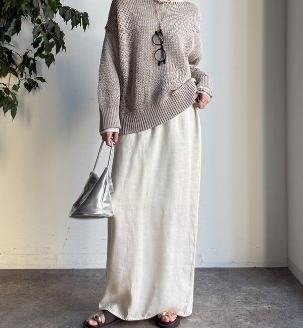  「【新色追加！】コットンローゲージプルオーバー」|ニット・セーター|