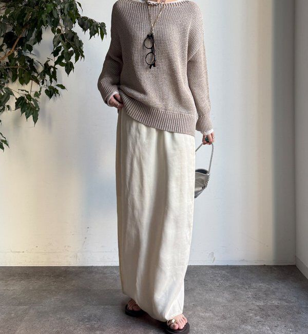  「【新色追加！】コットンローゲージプルオーバー」|ニット・セーター|