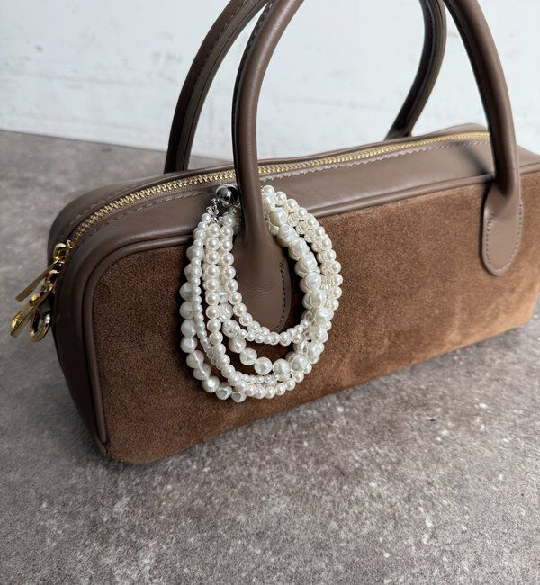  「マグネット3連パールネックレス」|ネックレス|