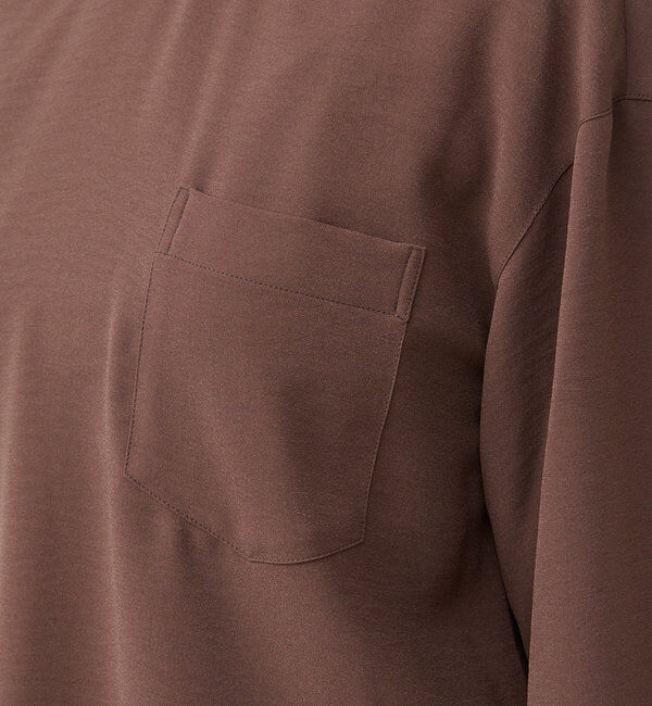  「【さらっと着やすい！/冷房・日焼け対策◎】ジョーゼットポケットブラウス」|シャツ・ブラウス|