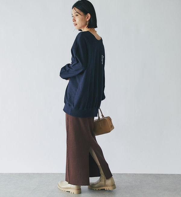  「【マイナス3kg/レビュー高評価☆】リブタイトスカート」|スカート|